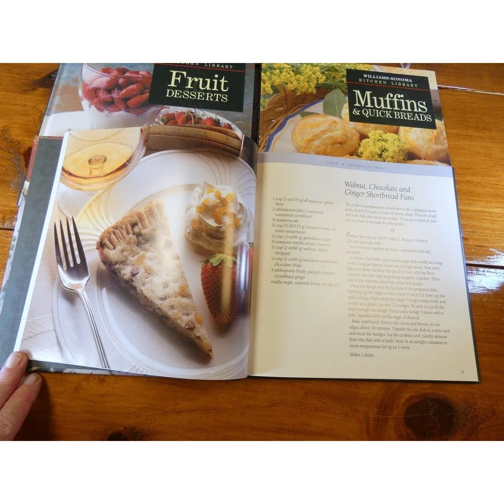 VTG Williams Sonoma Kitchen Library Cookbooks 5 Lot Baking-Desserts Time Life